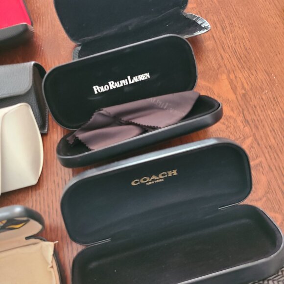 Designer Lot of 18 Eyeglass Sunglass Cases Hard and Soft main image 4